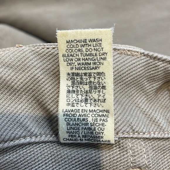 The GREAT. The Skinny Armies Corduroy Pants Beige Size 27 - Picture 11 of 11